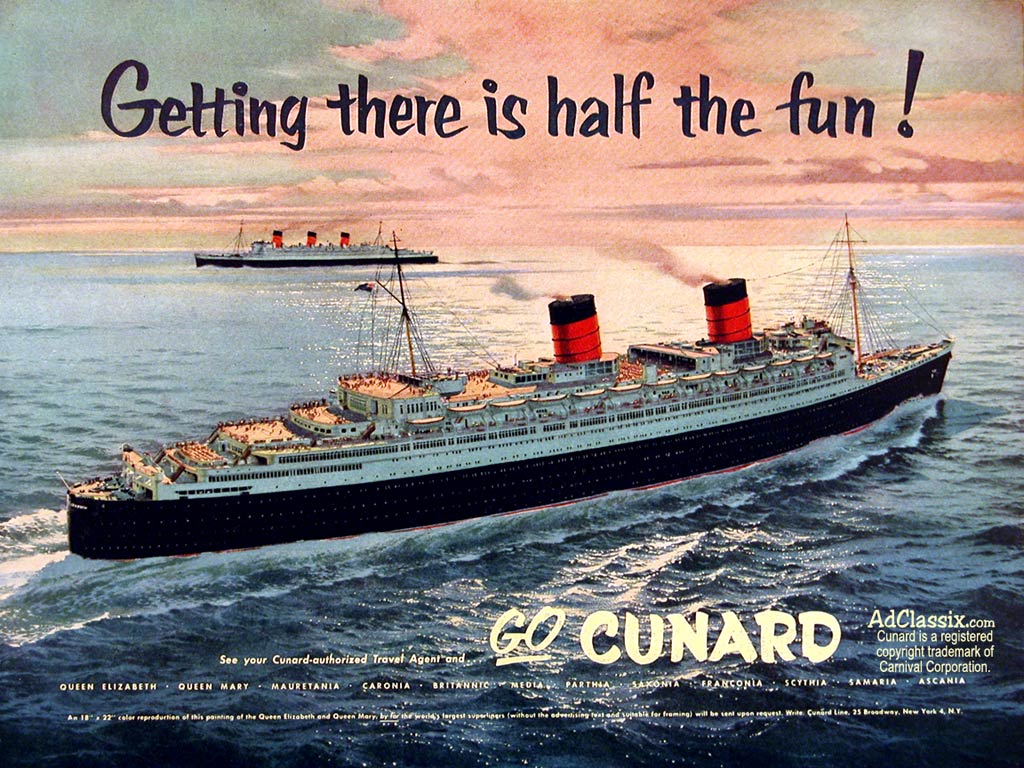 Salons and seagulls: the golden age of ocean liners - in 